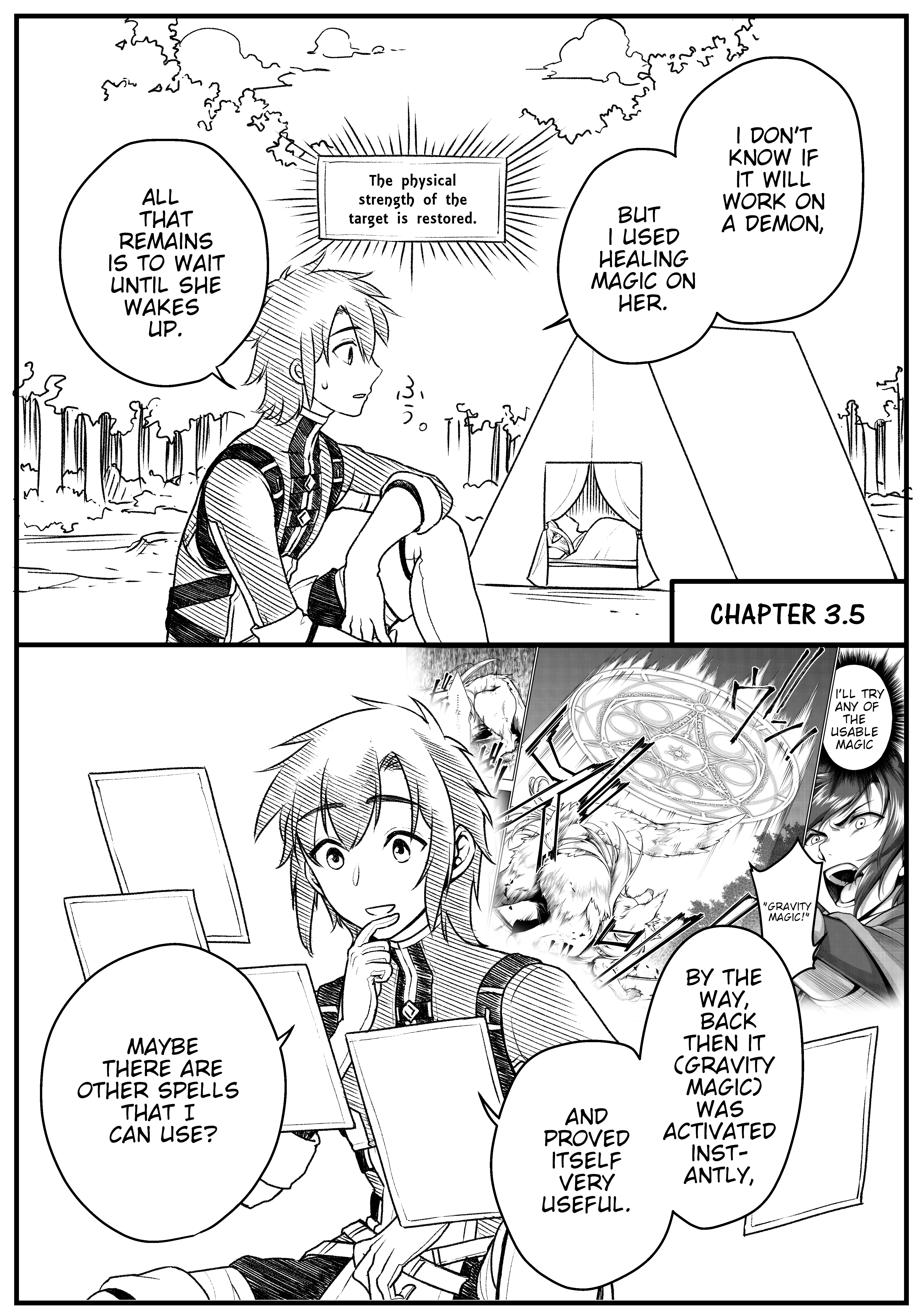 Chillin in Another World with Level 2 Super Cheat Powers, Chapter 3.5 image 1